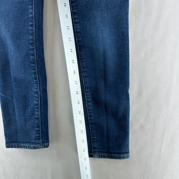 Madewell Jeans Womens 25P 9" Mid-Rise Skinny Medium Washed Stretch Denim Blue - Picture 11 of 11